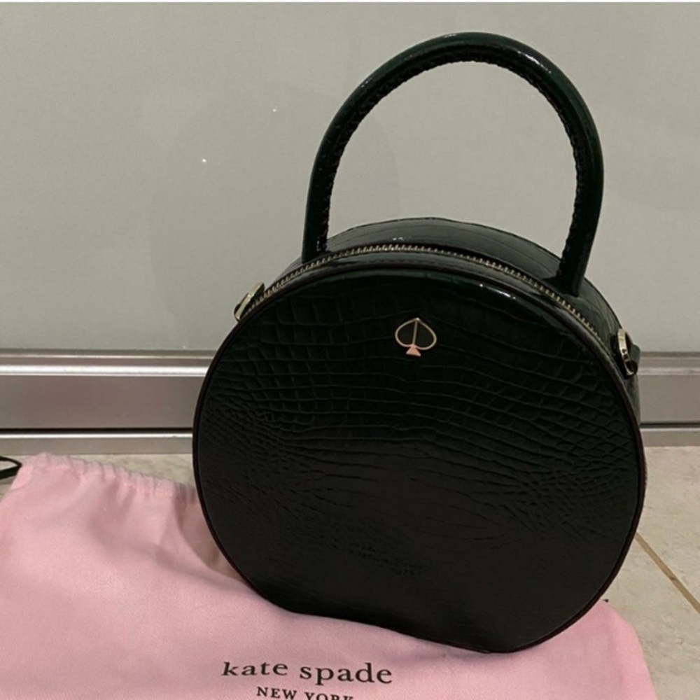 RARE Kate Spade Andi Croc - Green
